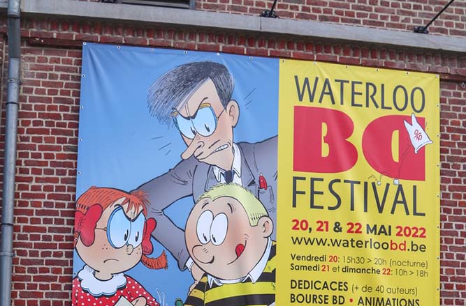 Bâche Waterloo BD Festival