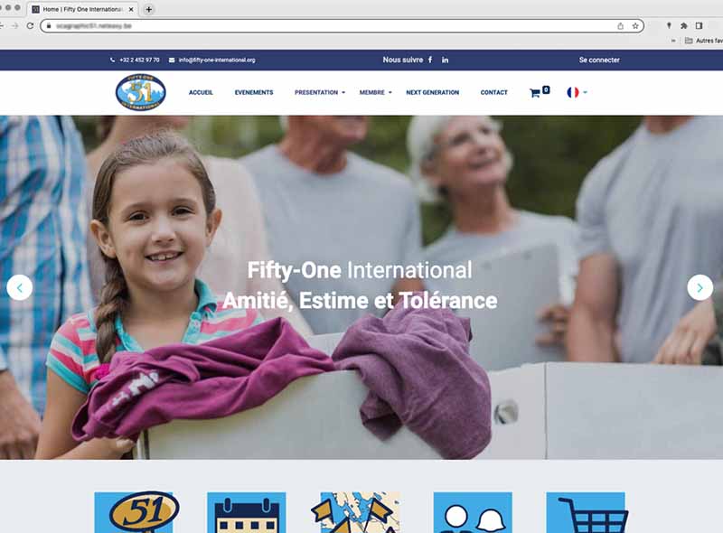 Site Web Fifty-One International